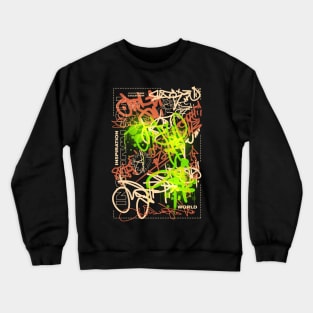 Neon Graffiti / Modern art Crewneck Sweatshirt